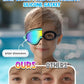 Rantizon Swim Goggles 2 Pack, Wide View Anti Fog&UV Swimming Goggles for Audlt, No Leaking Swim Glasses for Men Women Kids