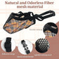 Dog Muzzle for Small Large Dogs - Soft Nylon Basket Muzzle with Adjustable Strap, Breathable Mesh Design Prevents Biting Chewing Licking Eating - Ideal for Training, Grooming & Vet Visits (Yellow, M)