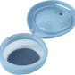 b.box Fill + Feed (Lullaby Blue) | Reusable Baby Food Pouch | For Babies & Toddlers 4m+ | Silicone/Nylon Pouch, BPA-Free Lid | Dishwasher & Microwave Safe | 110mL (3.7oz, ½ Cup) Capacity