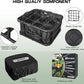 RAYMACE Rear Rack Bike Basket with Cargo Net and Liner Large Bicycle Basket Perfect Mount for Electric Bike