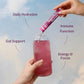 Blume SuperBelly Gut Health and On-The-Go Hydration Packets, Sugar-Free, with Prebiotics, Probiotics, Apple Cider Vinegar, Vitamin C, and Electrolytes, Açai Pomegranate, 15 Sticks