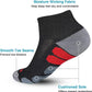 BERING Men's Ankle Socks Athletic Running Cushion Quarter (6 Pairs)