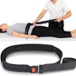 Vive Mobilization Belt for Physical Therapy with Buckle - Manual Traction Stretching Band - PT Traction Strap Belt for Stretching, Mobility, Massages & Exercise (Black)