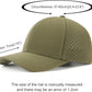 VOBOOM Men Quick Dry Baseball Cap Laser Cut Mesh Ball Curved Brim Snapback Hat