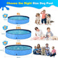 Jecoo Dog Pool for Large Dogs Kiddie Pool Hard Plastic Foldable Dog Bathing Tub Portable Outside Kids Swimming for Pets and Dogs Outdoor Backyard