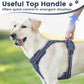 No Pull Dog Harness, Reflective Puppy Vest for Small Medium Large Sized Dog(Prussian Blue,XL)
