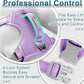 BARKBAY Dog Harness No Pull with ID Tag Pocket - Heavy Duty, Reflective, Easy Control for Large Dogs(Violet Purple,XL)