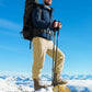 TBMPOY Men's Snow Ski Hiking Pants Waterproof Winter Fleece Lined Pants Camping Skiing Ice Fishing Pants with Belt