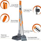 Niubya Pooper Scooper for Dogs, Metal Poop Scooper Tray Spade and Rake Set, Poop Scoop with Adjustable Long Handle, Dog Pooper Scooper for Pet Waste Removal