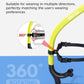 OMID SN1 Snorkel for Adult Youth, Diving Snorkel with One-Way Purge Valve, Food-Grade Silicone Mouthpiece