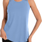 Aeuui Womens Workout Tops for Women Racerback Tank Tops Mesh Yoga Shirts Athletic Running Tank Tops Sleeveless Gym Clothes