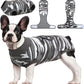 Kuoser Recovery Suit for Dogs Cats After Surgery, Professional Pet Recovery Shirt Dog Abdominal Wounds Bandages, Substitute E-Collar & Cone,Prevent Licking Dog Onesies Pet Surgery Recovery Suit