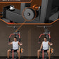 Multifunctional Home Gym Equipment with Lat Pulldown, Exercise Workout Station with Leg Press,Max 300LBS Capacity Home Gym Mahcine for Full Body Strength Training,Fit 1" & 2" Weight Plates(No Include)