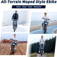 Electric Bike for Adults, Fat Tire EBike, 36V 10.4Ah Removable Battery, 500W Upgrade Motor, 20MPH Commuter Bike, V8 Mini Electric Bicycle for Mountains, Snow, Sand, Road