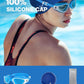 ZIONOR G1 Lite Swim Goggles with Swim Cap Comfortable Anti-fog Swimming Goggles Cap Set for Adult Men Women