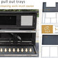 Double Level Solid Wood Rabbit Hutch Small Animal Cage for Rabbits, Guinea Pigs, Hedgehogs & Lizards Indoor/Outdoor– 2-Tier Eco-Friendly Habitat with Bedding Area, Durable & Easy to Clean