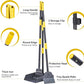 Niubya Pooper Scooper for Dogs, Metal Poop Scooper Tray Spade and Rake Set, Poop Scoop with Adjustable Long Handle, Dog Pooper Scooper for Pet Waste Removal