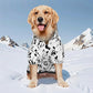 Dalmatian Hoodie, Cute Halloween Cosplay Winter Costume With Pocket, Dalmatians Print Clothes for Medium Large Dogs