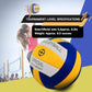 KUYOTQ Official Size 5 in&Outdoor Beach Volleyball,3MM Thickened Surface Soft Leather Youth Womens Mens Volleyball for Game Gym Training(Deflated)