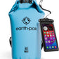 Earth Pak Waterproof Dry Bag - Roll Top Waterproof Backpack Sack Keeps Gear Dry for Kayak with Waterproof Phone Case