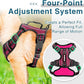 BARKBAY Dog Harness No Pull with ID Tag Pocket - Heavy Duty, Reflective, Easy Control for Large Dogs(Pink/Black,M)