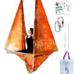 F.Life Aerial Yoga Hammock kit- Yoga Swing Multicolor 5 yards-Flying Yoga Include Daisy Chain,Carabiner and Pose Guide