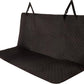 Lusso Gear Dog Car Seat Cover - Non-Slip Waterproof Back Bench Protector for SUV, Car, Truck - Basic Edition Black for Dogs - Camping Gear - Back Seat Covers for SUV