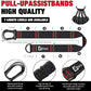 Pull Up Assistance Bands,Up to 300 lbs Assistance,Adjustable Heavy Duty 4 Resistance Bands for Pull up, with Feet/Knee Rest, Handle and Door Anchor for Home Gym Fitness Exercise Strength Training