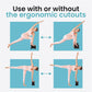 Ergo Yoga Blocks, Relieve Wrist Pain, Improve Comfort and Grip, Contoured Design, Pilates Exercise Balance & Stretching