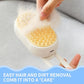 Cat Steam Brush for Shedding,4 in 1 Grooming Brush for Cats and Dogs,Deshedding,Massage,Cleaning & Anti-Static All In One,Suitable for Long & Short Haired Pets,Includes Waterless Shampoo,Yelow