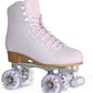 Roller Skates for Women or Men with Height Adjustable Rubber Stoppers Retro Suede Quad Roller Skates for Outdoor and Indoor