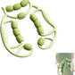 Deep Tissue Massage Roller for Legs Leg Massager Roller Thigh Massager PP 18-Wheel 9.45x10.24x4.33in Pink/Green for Home Fitness Muscle Recovery Men Women (12Wheels,Green)