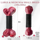 Apasiri Tough Dog Toys for Aggressive Chewers Large Breed, Dog Chew Bone with Bacon Flavor, Nylon & Rubber Chew Toy for Medium Large Dogs