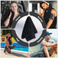 HOMEXCEL Black Gym Towels 6 Packs, (16x27 inches) Highly Absorbent Yoga Towel, Ultra Soft Hand Towels for Daily Use, Fast Drying Microfiber Workout Towels for Gym, Spa, Fitness, Camping, Hotel