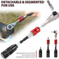 Bike Repair Tool Kit with Mini Pump & 10 Magnetic Bits - Alloy Multitool for Bicycle, MTB, Road Cycling - Portable Multifunction Tool Set Include Tire Inflator for Presta/Schrader Valves