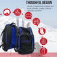 Savvycraft Ski Boot Bag, 50L Ski Backpack for Ski and Snowboard Boots, Helmets, Gloves, and Accessories, Lightweight Durable Convenient, Blue