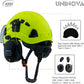 UNINOVA Arborist Helmet Forestry Helmet Chainsaw Helmet with Visor and Earmuffs,OSHA Safety Hard Hat Helmet for Logging Trimming Mowing Climbing Tree Service Garden Work
