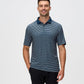 Esabel.C Jacquard Golf Shirts for Men Moisture Wicking Short Sleeve Performance Dry Fit Active Mens Polo Shirts