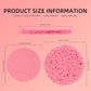 50-Count Compressed Facial Sponges, 100% Natural Cosmetic Spa Sponges for Facial Cleansing for Daily Facial Cleansing, Exfoliating Mask, Makeup Remover. Ideal for Home and Travel. (Sakura Pink)