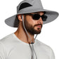 EINSKEY Wide Brim Sun Hat, UPF 50+ UV Protection Waterproof Packable Bucket Hat for Men & Women, Fishing Hiking Beach Garden