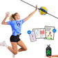 MOTOMY™ Volleyball Training Equipment Aid ‘VolleyPal’ – Solo Rebounder Trainer for Serve, Spike, Set & Pass; Indoor and Outdoor Practice Gear Gifts for Beginners & Experts