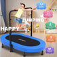 ANCHEER 56" Double Mini Trampoline for Kids, Mini Rebounder with 5-Level Adjustable Handle, Parent-Child Trampoline for Kids, Max Load 220lbs, Fun for Indoor/Outdoor
