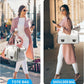 Soft-Sided Pet Travel Carrier Airline Approved for Pet Small Dog and Cat Collapsible, White Shiny Patent Leather