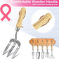 WORKPRO 8-Piece Pink Garden Tool Set, Stainless Steel Gardening Tools with Wood Handle, Including Garden Tote, Gloves, Trowel, Hand Weeder, Cultivator and More, Gardening Gifts For Women - Pink Ribbon