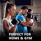 Yufer 6-10 Pair Iron and Rubber Coated Dumbbell Set 350/450 and 550 lbs 5-50 lbs Hand Free Weight for Strength Hex Rubber Weights with Vertical Storage Rack Fitness Home Gym Equipment
