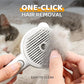 Cat Steam Brush, Self Cleaning Pet Spray Hair Removal Comb with Release Button, 3 In 1 Cat Brush for Indoor Cats for Shedding, Waterproof Pet Grooming Brushes for Long Short Haired Dogs Cats
