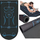 Non-Slip Workout Mat for Ab Roller Wheel, Exercise Mat with Storage Bag, 7mm Extra Thick Exercise Equipment Yoga Floor Mats Home & Gym Sound Insulation Protection Pads
