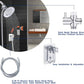 Dog Shower Attachment Water Hose Nozzle Sprayer Set with Metal 3-Way Shower Diverter & 6.6 Ft Long Hose for Bathroom Shower Arm Easy Indoor Outdoor Pet Pup Dog Washing Hose attachment