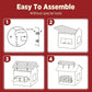 Cat Beds for Indoor Cats, Cardboard Cat House with Scratchers, Korean BBQ, Large Sturdy Cat Furniture Condo Cave Tent, Easy to Assemble Pet Toys Accessories Stuffs, Bunny Small Animals