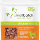smallbatch Pets Premium Freeze-Dried Chicken Heart Treats for Dogs and Cats, 3.5 oz, Made and Sourced in The USA, Single Ingredient, Humanely Raise Meat, No Preservatives or Anything Artificial Ever